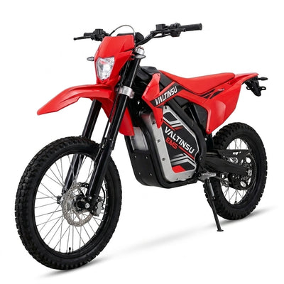 Electric Dirt Bike Built for Adults and Teens, 48V Battery, 40 MPH Speed, 53-Mile Range, Full Suspension