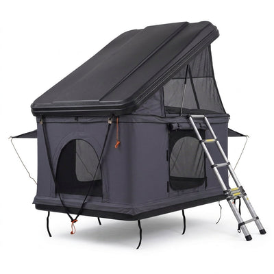 Rooftop Tent Designed for SUV Camping, Hard Shell Pop-Up, 2-3 Person Capacity, Stainless Steel Frame