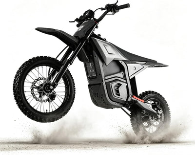 Electric Dirt Bike 3840W 48V 23.4Ah for Adults | Electric Off-Road Bike 48V 23.4Ah, 40 MPH, 53 Mi Range, 200 N·M Torque, Full Hydraulic Brakes & Suspension Black