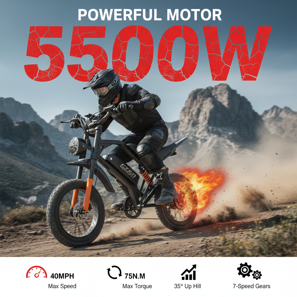 GT50 Electric Dirt Bike