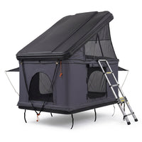 Roof Top Tent Hard Shell Camping Pop-Up Tents for SUV Campervan Fit 2-3 Person — Studio Shot