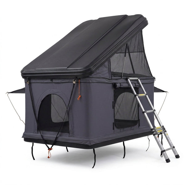 Roof Top Tent Hard Shell Camping Pop-Up Tents for SUV Campervan Fit 2-3 Person — Studio Shot