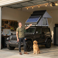 Rooftop Tent Hard Shell,Solar Panel Roof Top Tent Hardshell, Pop up Rooftop Camping for Jeep Truck Car SUV Van Wrangler. — Lifestyle