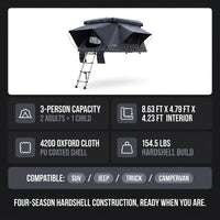 Uimoso Hardshell Rooftop Tent Car Pop-Up Outdoor Camping Travel Tents W/ Ladder — Results & Stats