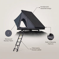 Uimoso Hardshell Rooftop Tent Car Pop-Up Outdoor Camping Travel Tents W/ Ladder — infographic